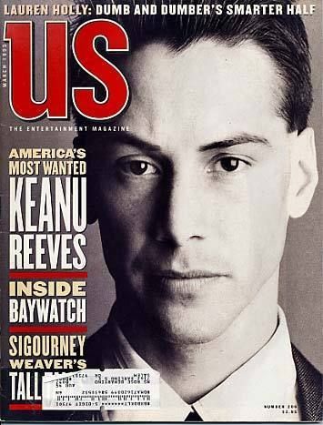 US WEEKLY magazine side cover Issue 206 March 1995
