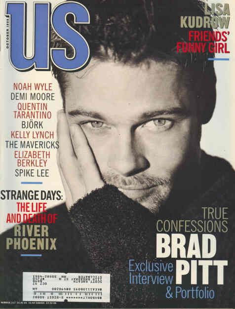 US WEEKLY magazine side cover Issue 213 October 1995