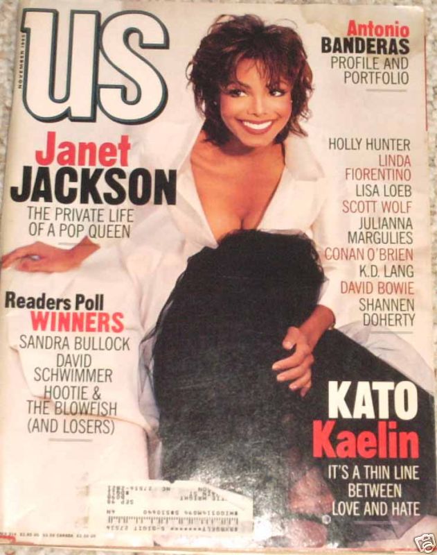 US WEEKLY magazine side cover Issue 214 November 1995