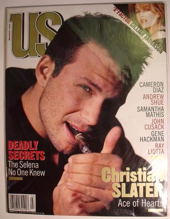 US WEEKLY magazine side cover Issue 218 March 1996