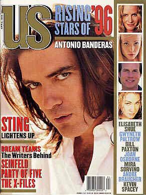 US WEEKLY magazine side cover Issue 219 April 1996