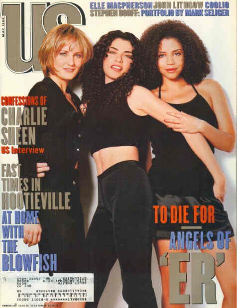 US WEEKLY magazine side cover Issue 220 May 1996