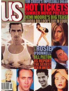 US WEEKLY magazine side cover Issue 221 June 1996