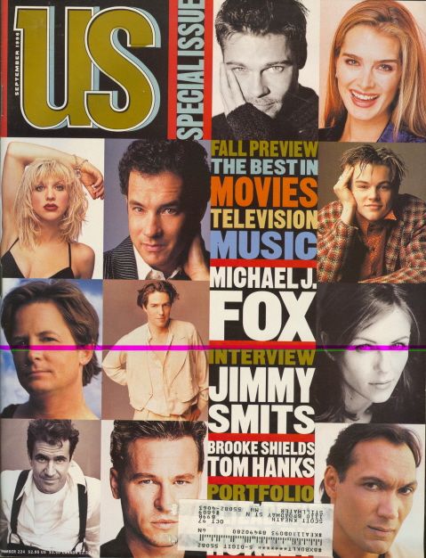 US WEEKLY magazine side cover Issue 224 September 1996