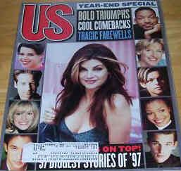 US WEEKLY magazine side cover Issue 240 January 1998