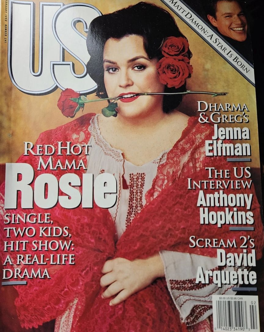 US WEEKLY magazine side cover Issue 241 February 1998