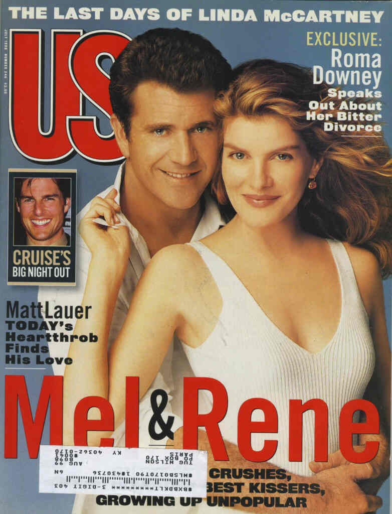 US WEEKLY magazine side cover Issue 246 July 1998