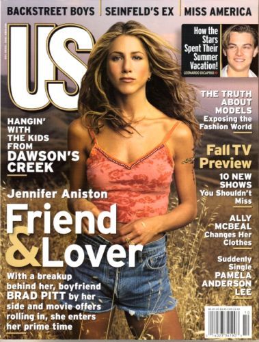 US WEEKLY magazine side cover Issue 249 October 1998