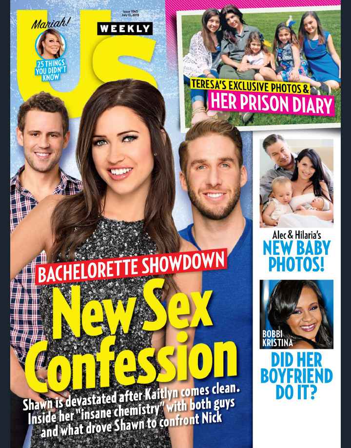 US WEEKLY magazine side cover Issue 1065 13 July 2015