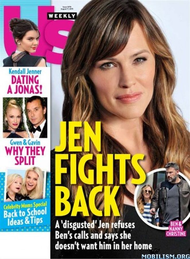 US WEEKLY magazine side cover Issue 1070 17 August 2015