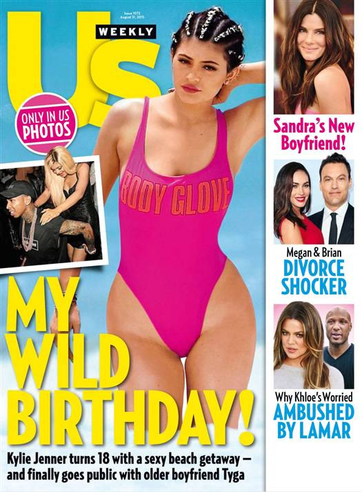 US WEEKLY magazine side cover Issue 1072 31 August 2015