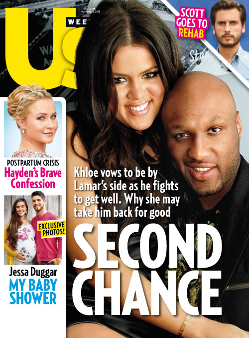 US WEEKLY magazine side cover Issue 1081 2 November 2015