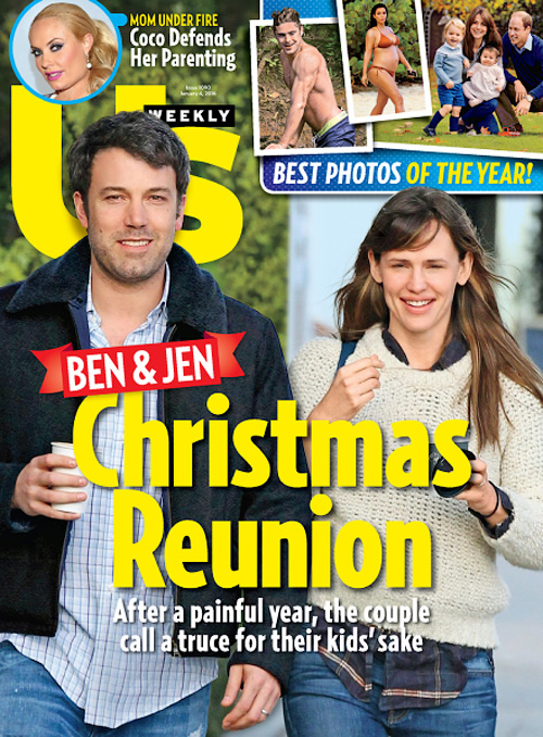 US WEEKLY magazine side cover Issue 1090 4 January 2016