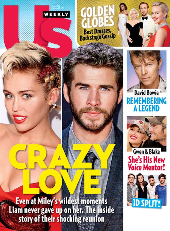 US WEEKLY magazine side cover Issue 1093 25 January 2016