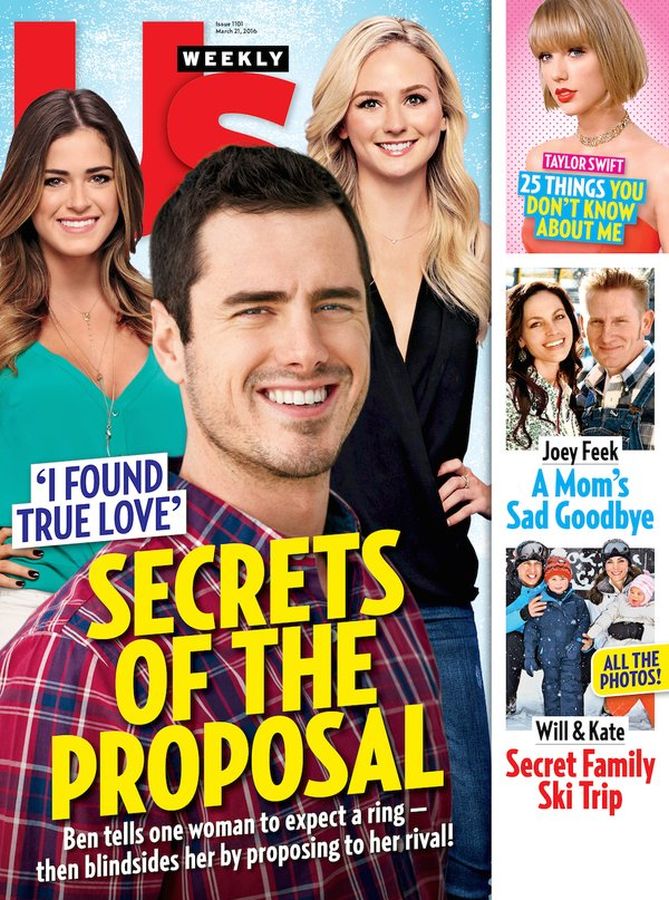 US WEEKLY magazine side cover Issue 1101 21 March 2016