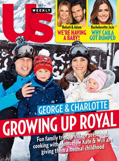 US WEEKLY magazine side cover Issue 1102 28 March 2016