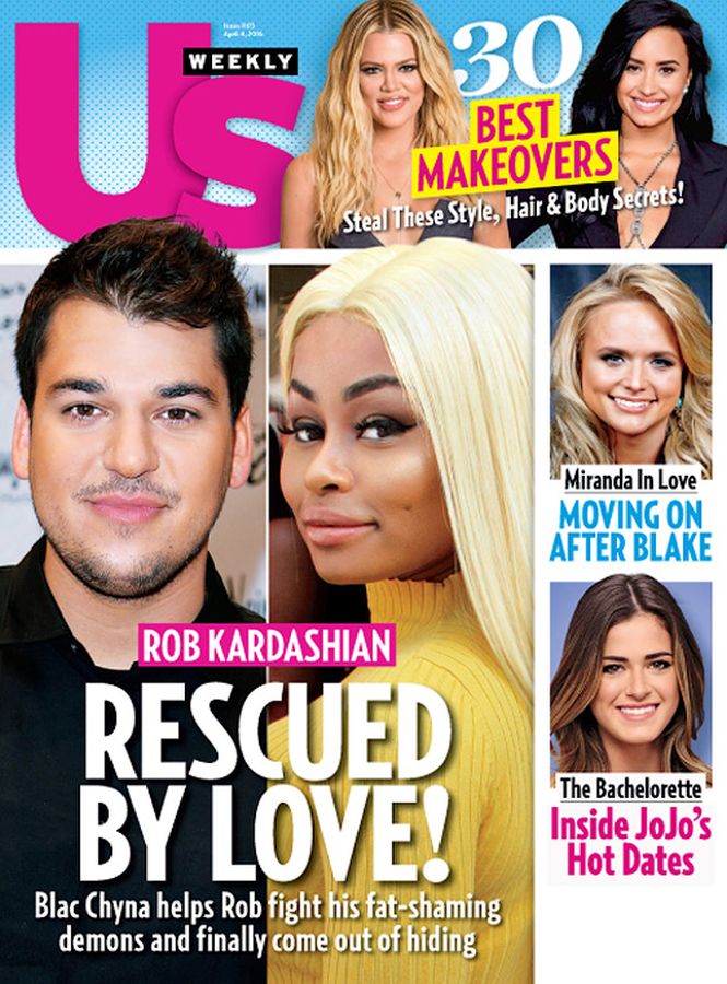 US WEEKLY magazine side cover Issue 1103 4 April 2016