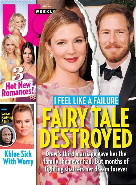 US WEEKLY magazine side cover Issue 1105 18 April 2016