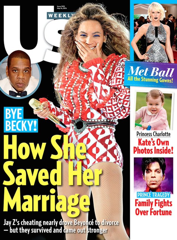 US WEEKLY magazine side cover Issue 1109 16 May 2016