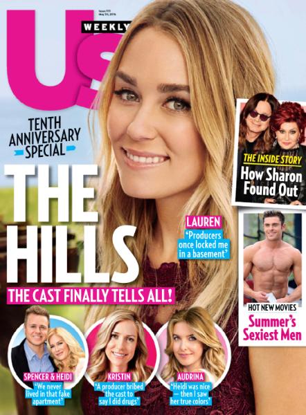 US WEEKLY magazine side cover Issue 1111 30 May 2016
