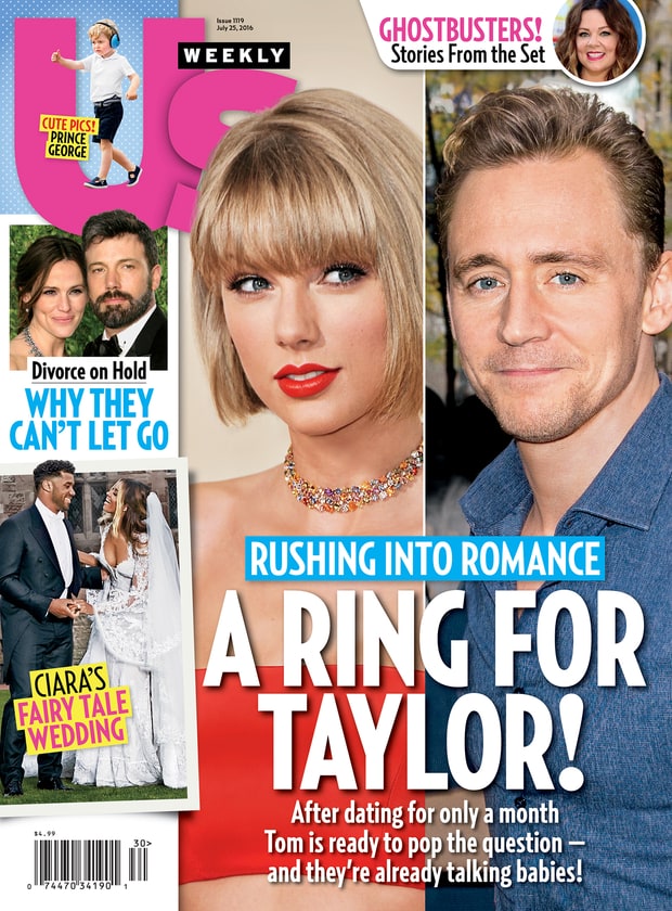 US WEEKLY magazine side cover Issue 1119 25 July 2016