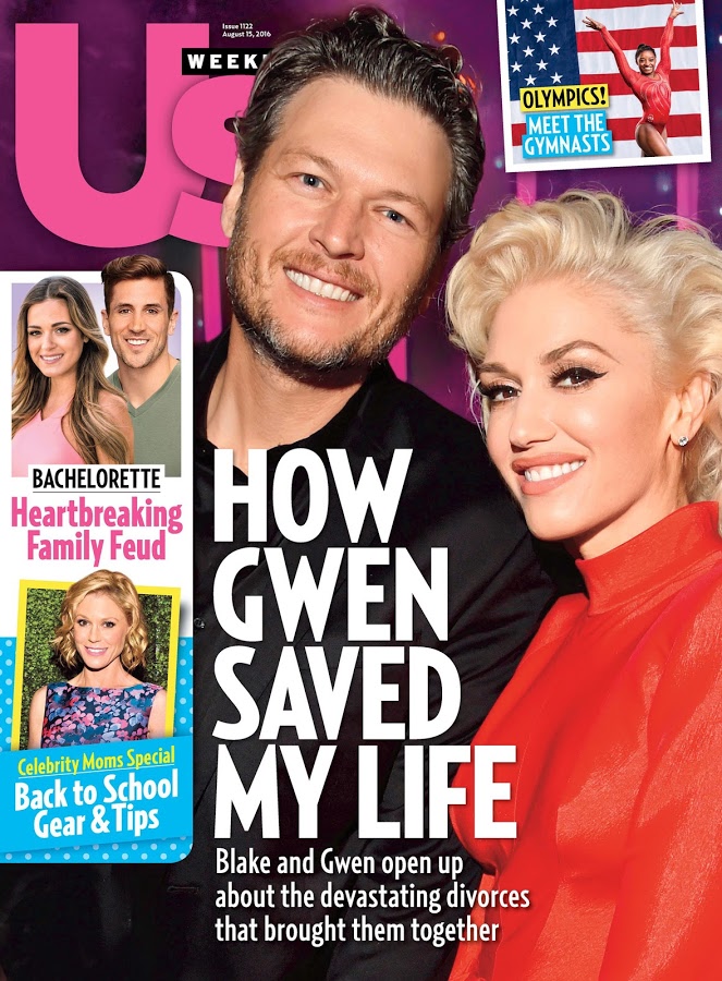 US WEEKLY magazine side cover Issue 1122 15 August 2016