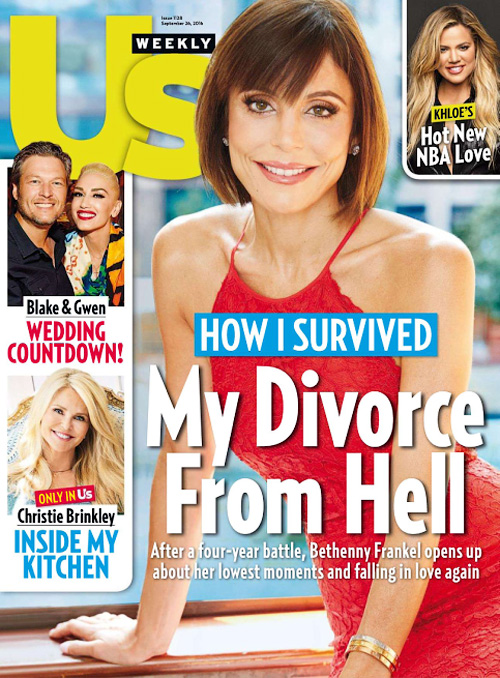 US WEEKLY magazine side cover Issue 1128 26 September 2016