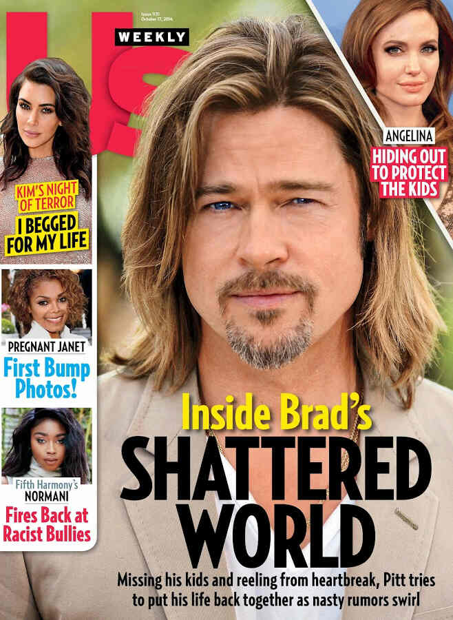 US WEEKLY magazine side cover Issue 1131 17 October 2016