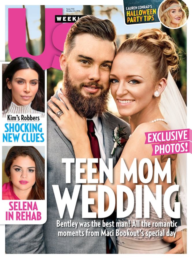 US WEEKLY magazine side cover Issue 1132 24 October 2016