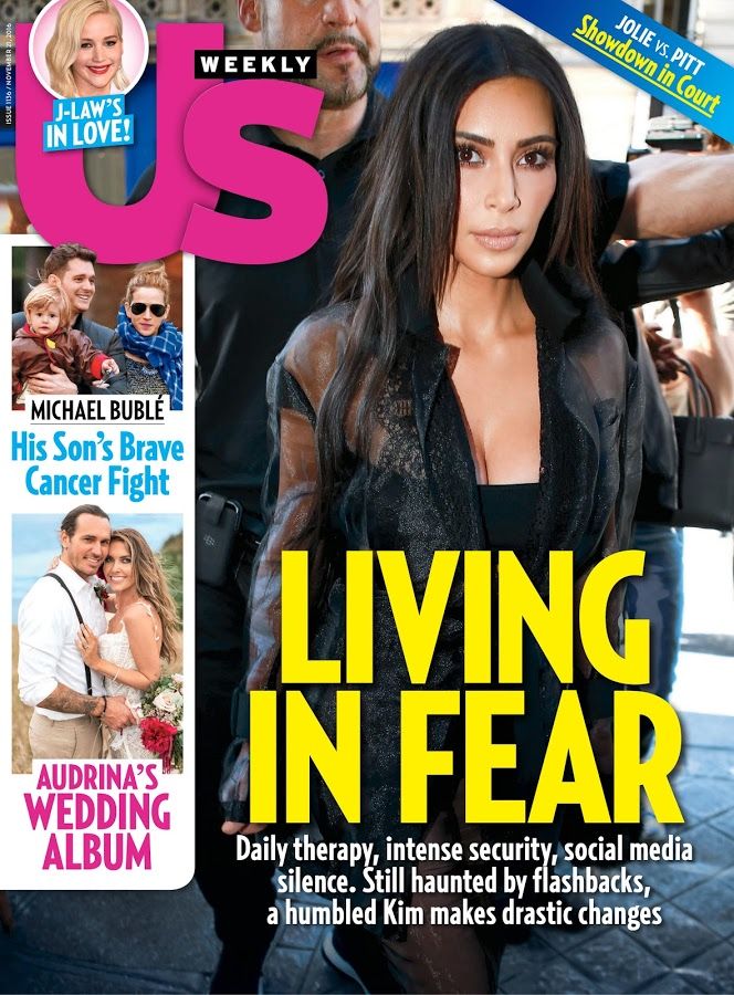 US WEEKLY magazine side cover Issue 1136 21 November 2016