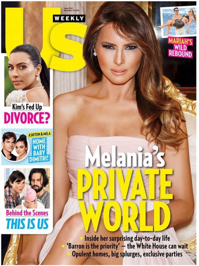 US WEEKLY magazine side cover Issue 1140 19 December 2016