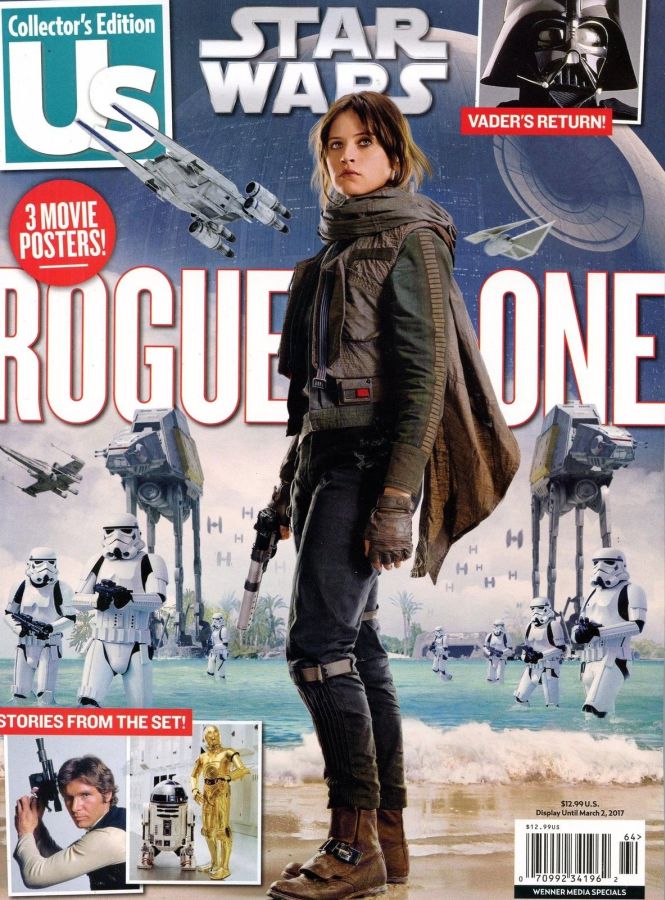 US WEEKLY magazine side cover  Special December 2016