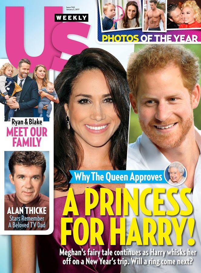 US WEEKLY magazine side cover Issue 1142 2 January 2017