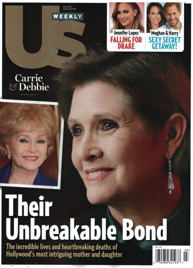 US WEEKLY magazine side cover Issue 1144 16 January 2017