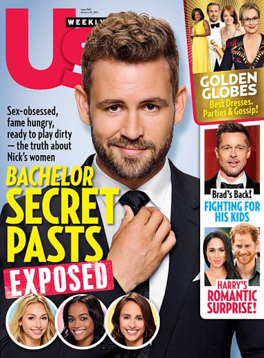 US WEEKLY magazine side cover Issue 1145 23 January 2017