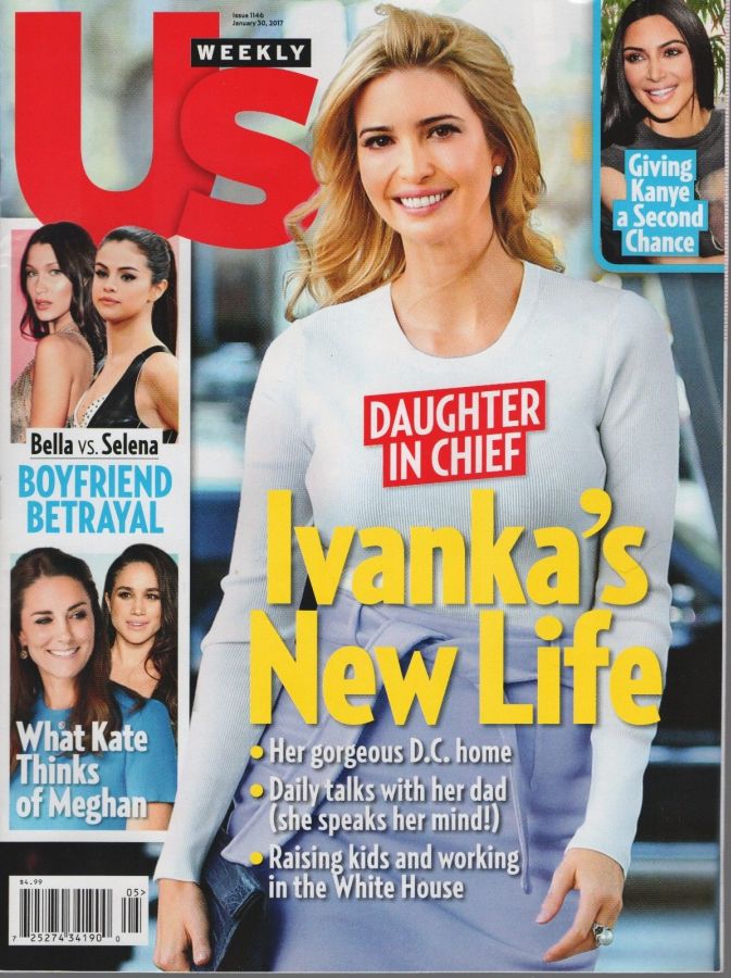 US WEEKLY magazine side cover Issue 1146 30 January 2017