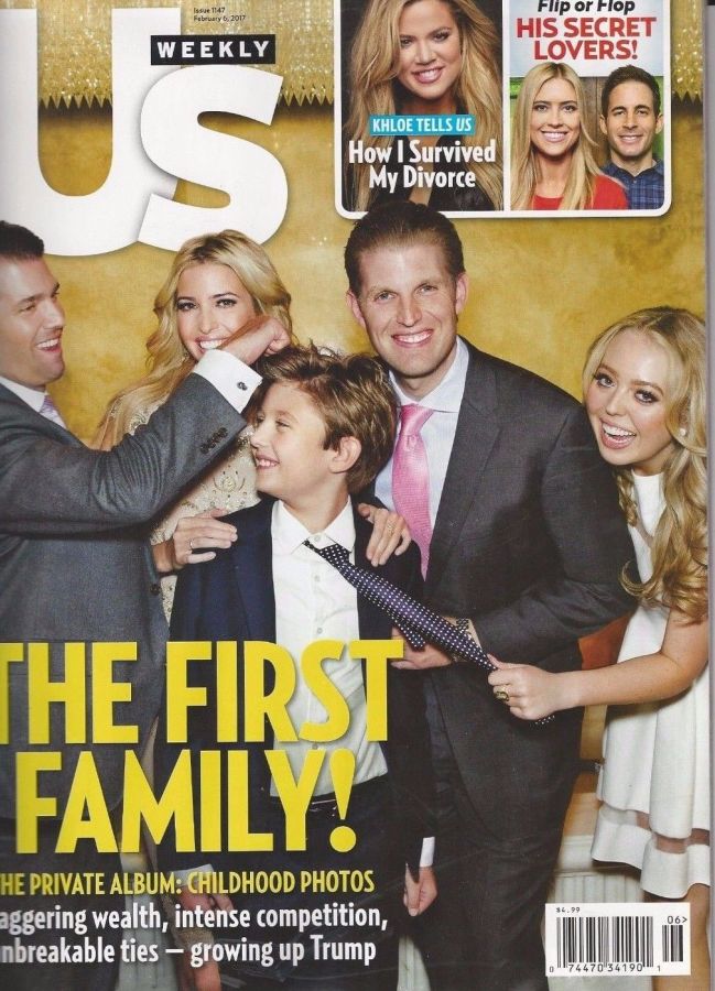 US WEEKLY magazine side cover Issue 1147 6 February 2017
