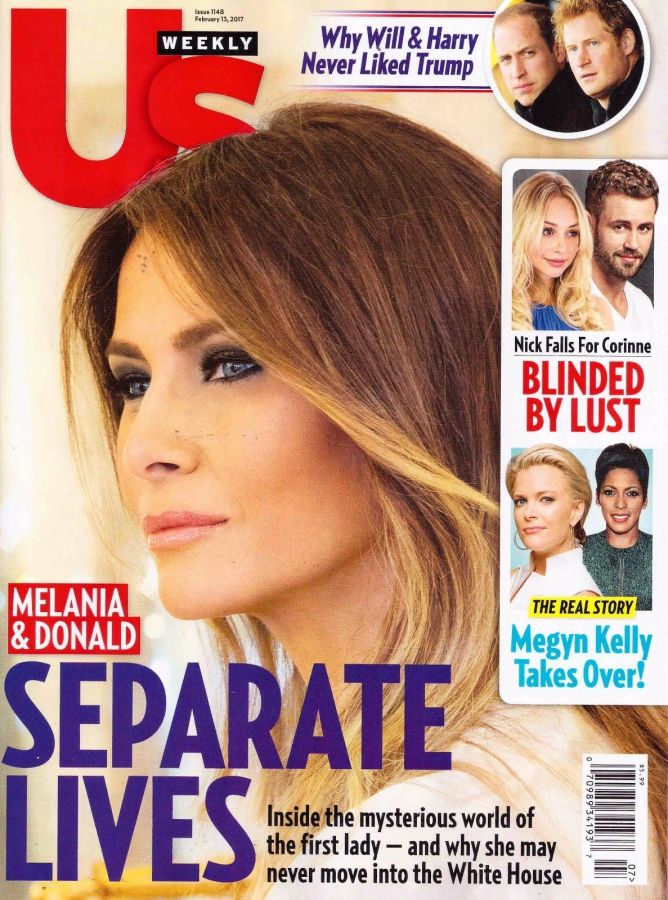 US WEEKLY magazine side cover Issue 1148 13 February 2017
