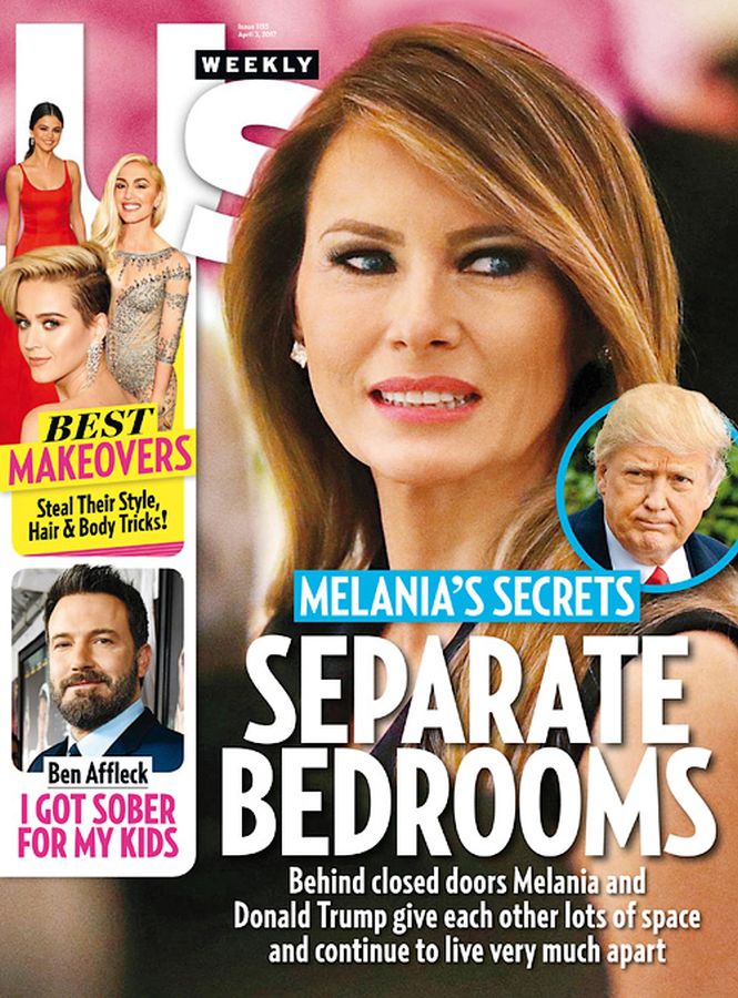 US WEEKLY magazine side cover Issue 1155 3 April 2017