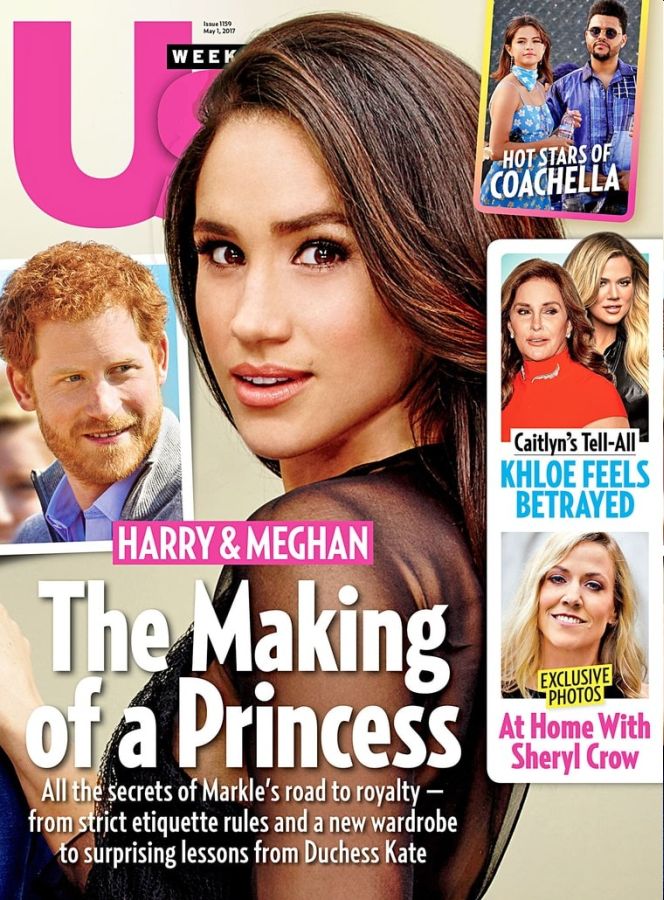 US WEEKLY magazine side cover Issue 1159 1 May 2017