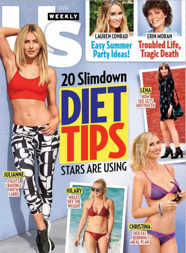 US WEEKLY magazine side cover Issue 1160 8 May 2017