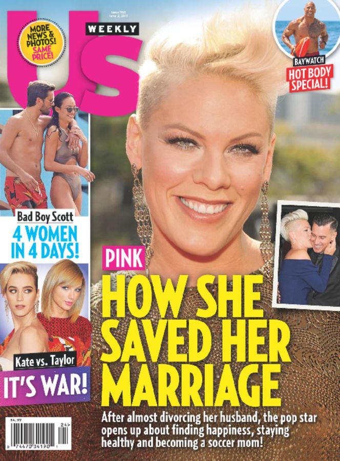 US WEEKLY magazine side cover Issue 1165 12 June 2017