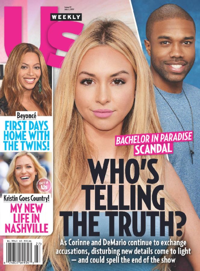 US WEEKLY magazine side cover Issue 27 3 July 2017