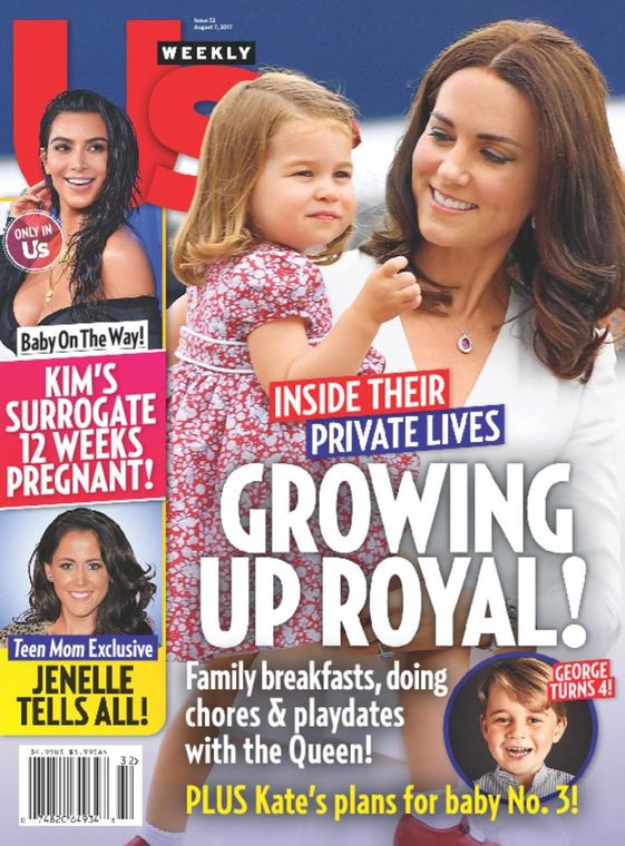 US WEEKLY magazine side cover Issue 32 7 August 2017