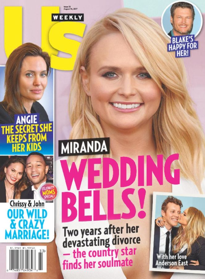 US WEEKLY magazine side cover Issue 33 14 August 2017