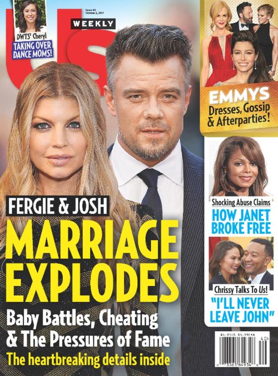 US WEEKLY magazine side cover Issue 40 2 October 2017