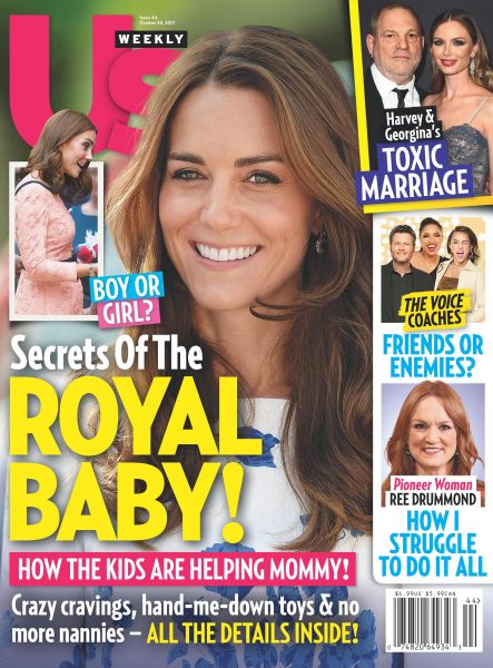 US WEEKLY magazine side cover Issue 44 30 October 2017