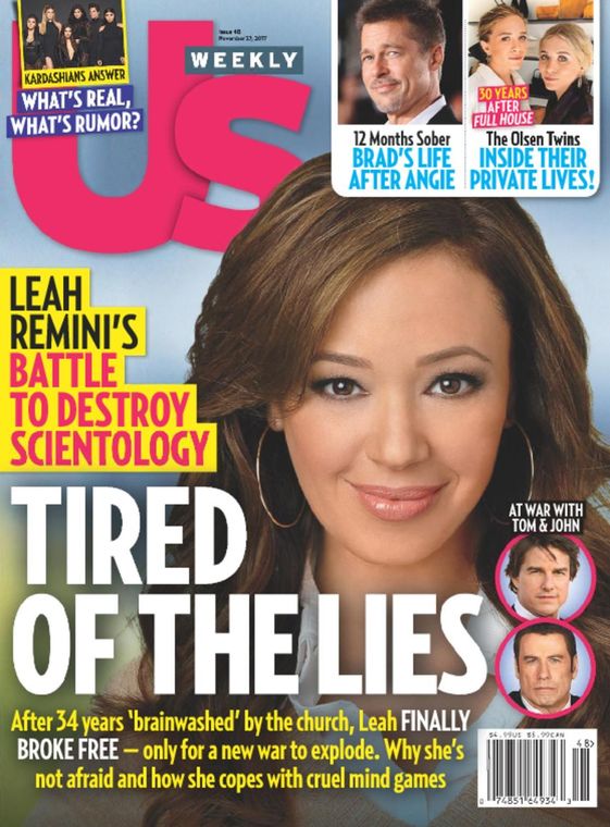 US WEEKLY magazine side cover Issue 48 27 November 2017
