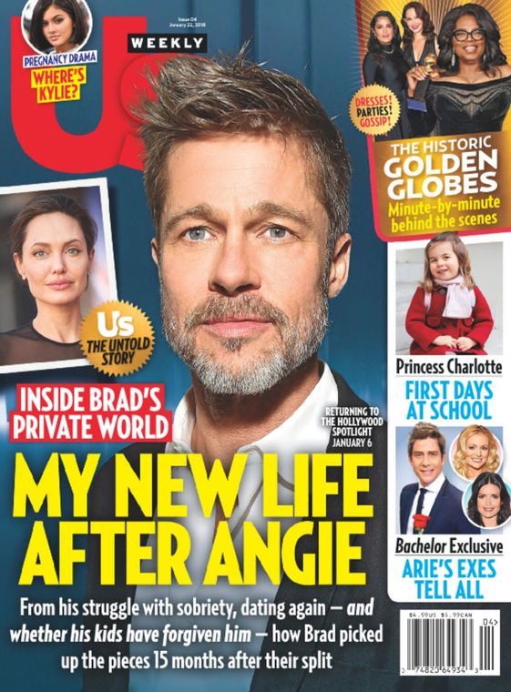 US WEEKLY magazine side cover Issue 4 22 January 2018