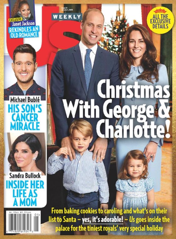 US WEEKLY magazine side cover Issue 1  1 January 2018